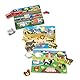 Melissa & Doug | Pack mit 3 | Steckpuzzles aus Holz – Bauernhoftiere, Safari und Fahrzeuge.