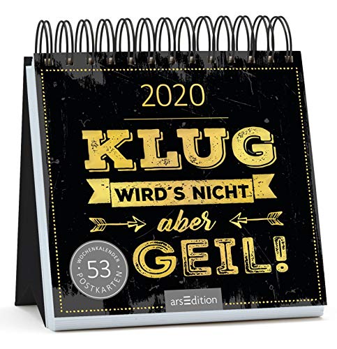 Télécharger Postkartenkalender 2020 Klug wird's nicht, aber geil! PDF Ebook En Ligne