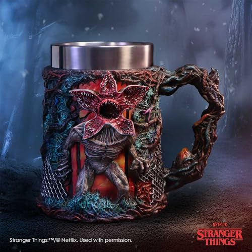 Taza Demogorgon Stranger Things con inserto de acero inoxidable premium 7