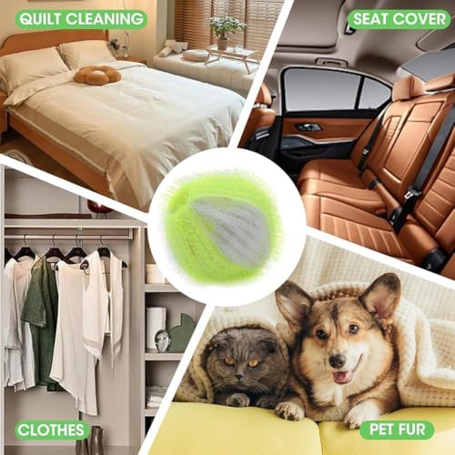 Image of 6 Pcs Lint Remover for Washing Machine, Pet Hair Remover from Clothes and Cat Hair Remover, Dog Hair Removal from Clothes, Multi-Surface Lint Catcher for Washing Machine