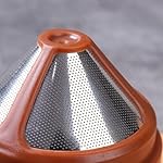 Reusable Cone Coffee Filters,Double Layer Drip Cone Brew Coffee Filter - Wide Base Dripper Cone Brew Filter, Fine Mesh Paperless Pour Over Maker Coffee Accessories for Travel - Image 6
