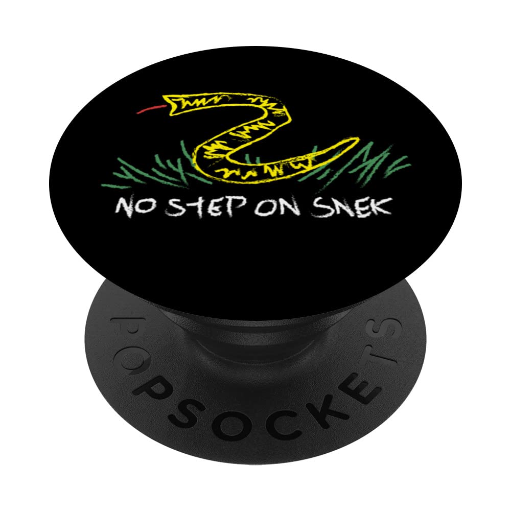 No Step On Snek Meme Sticker, Funny Sticker, Funny Meme Decal For Water...  Popsocket For Tablet
