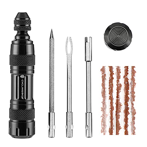 Kit de reparación de Ruedas Kit de Herramientas Tubeless Kit de Herramientas de reparación de neumáticos para Bicicleta de Carretera Bicicleta de Montaña Vacuum Tire Repair Rubber Strip