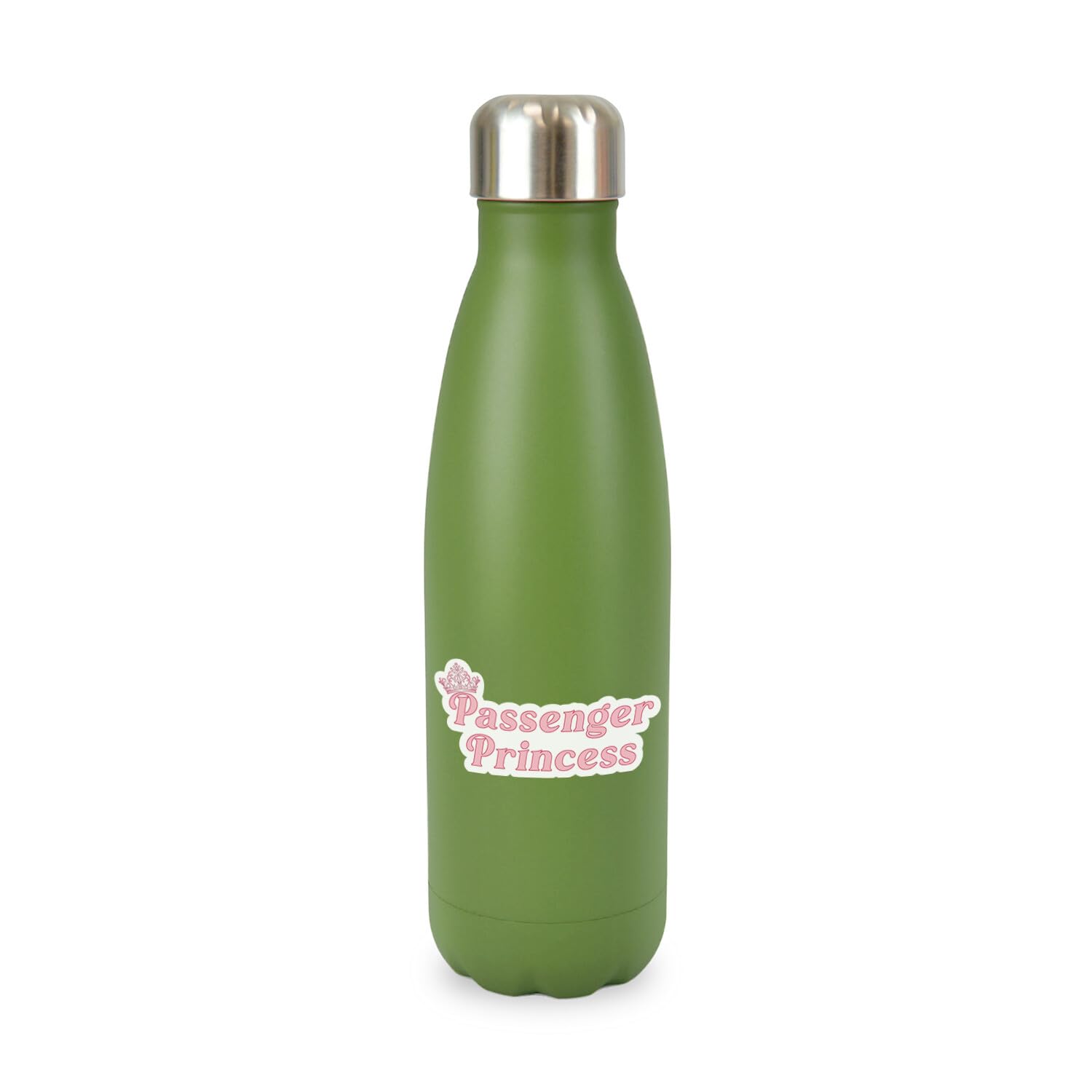 New Spirit Original Passenger princess pink crown screw top lid stainless steel water bottle drinks cup water bottle refill cute fun explore travel