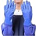 xt Working Long Durable PVC Glove with Cotton Lining Fishing Operation Gloves Medium