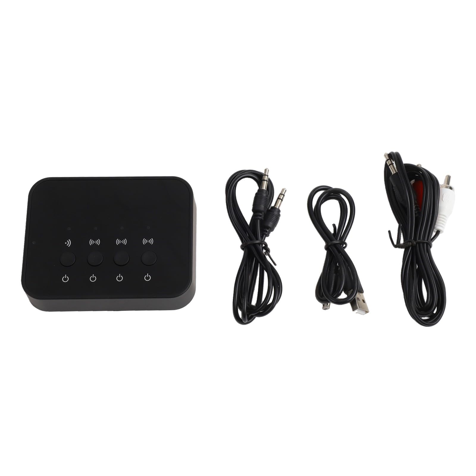 Transmetteur Bluetooth pour TV avec RCA, adaptateur audio pour deux appareils connexion simultanée, portée de 8 m, faible latence pour un usage domestique, compatible avec mobile/tablette
