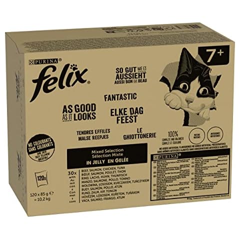 FELIX So gut wie es aussieht Senior Katzenfutter nass in Gelee Cover