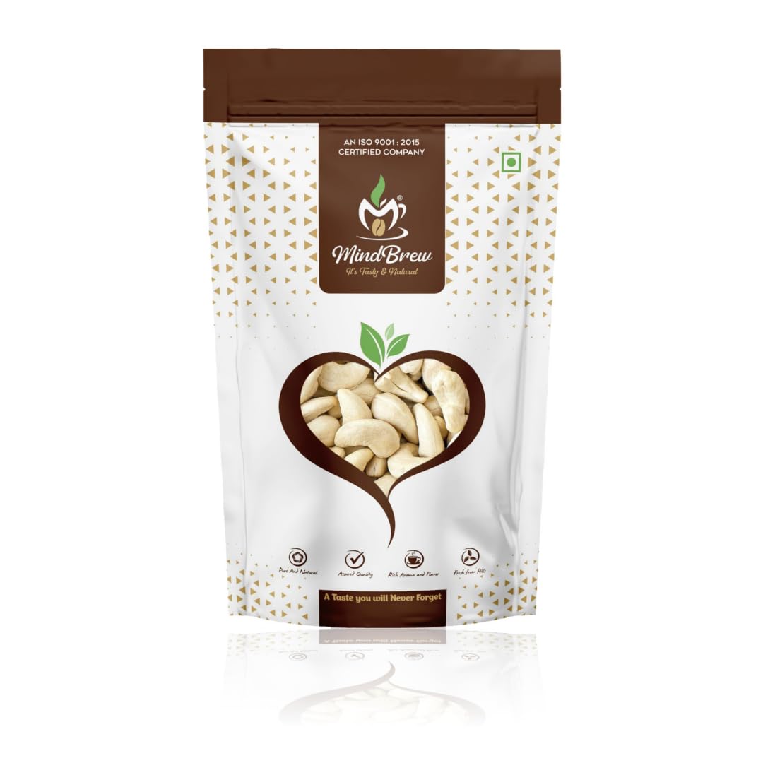 MindBrew Premium Natural Whole Cashew Nuts W320 | Nutritious, Delicious & Crunchy Kaju | Rich in Magnesium, Copper & Phosphorus | Gluten Free & Plant based Protein (Pack of 1, 250g) (B0CBN42BQV) Amazon Price History, Amazon Price Tracker