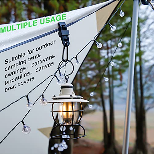 Tarp Clips Heavy Duty Lock Grip,Tarp Clamps for Cover Awnings, Outdoor Camping, Caravan Canopies, Car Covers - Thumbnail 4
