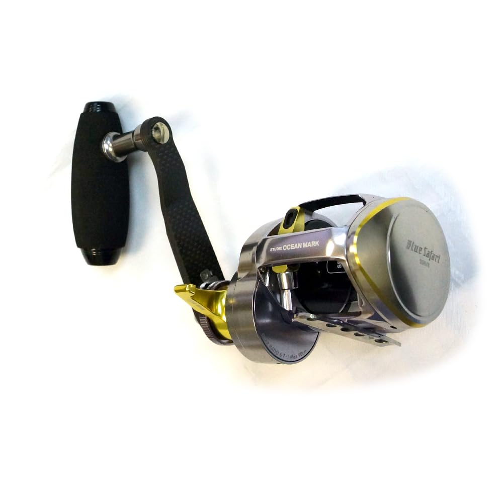 Amazon | スタジオオーシャンマーク ベイトリール ブルー