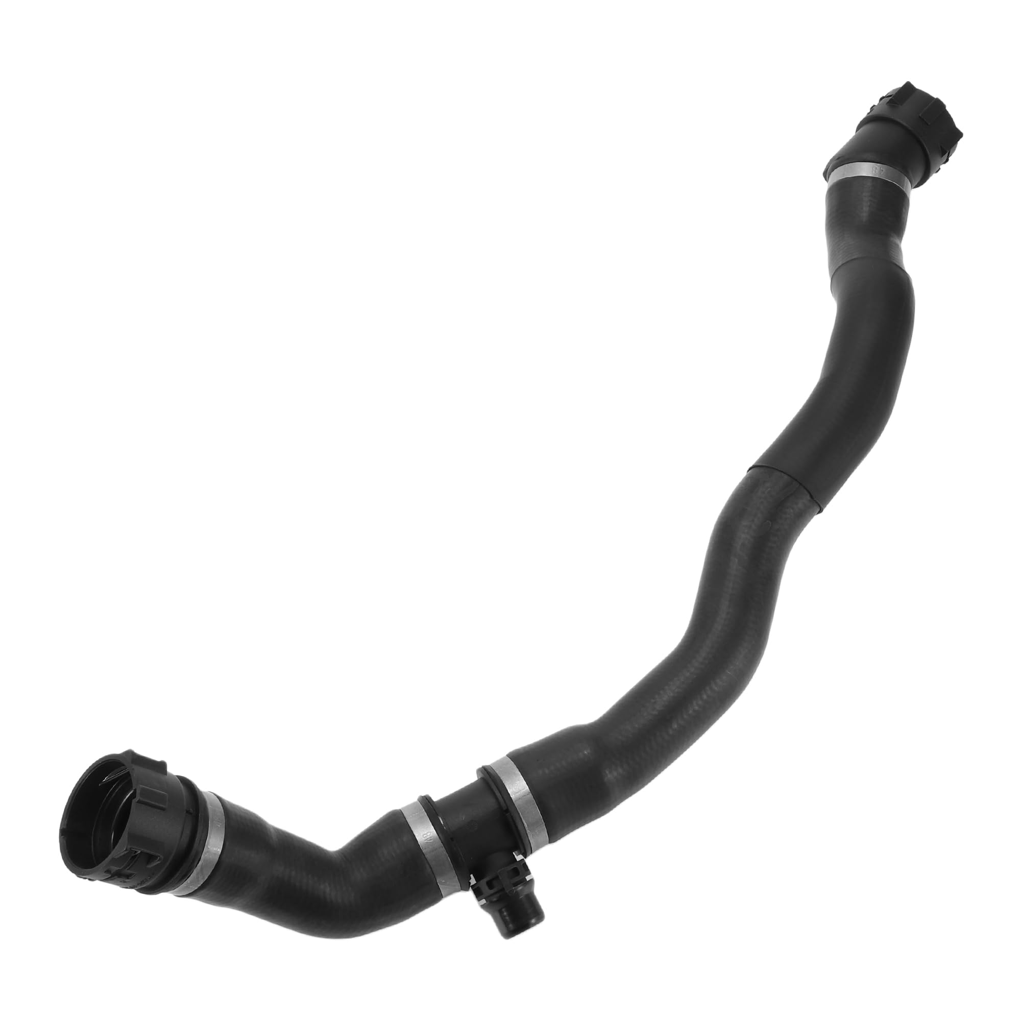 Tuyau De Radiateur Tuyau De Chauffage N°17128616548 Pour Bmw 340I 2016-2018 Pour Bmw 440I Xdrive 2017-2020 En Caoutchouc Noir 1 Pc Réservoir D'Eau Tuyau D'Eau Bonne Étanchéité