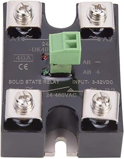 24-480VAC Solid State Relay,Single Channel DC Control Dual Channel Solid State Relay,SSR DC-AC Solid State Relay(40A)