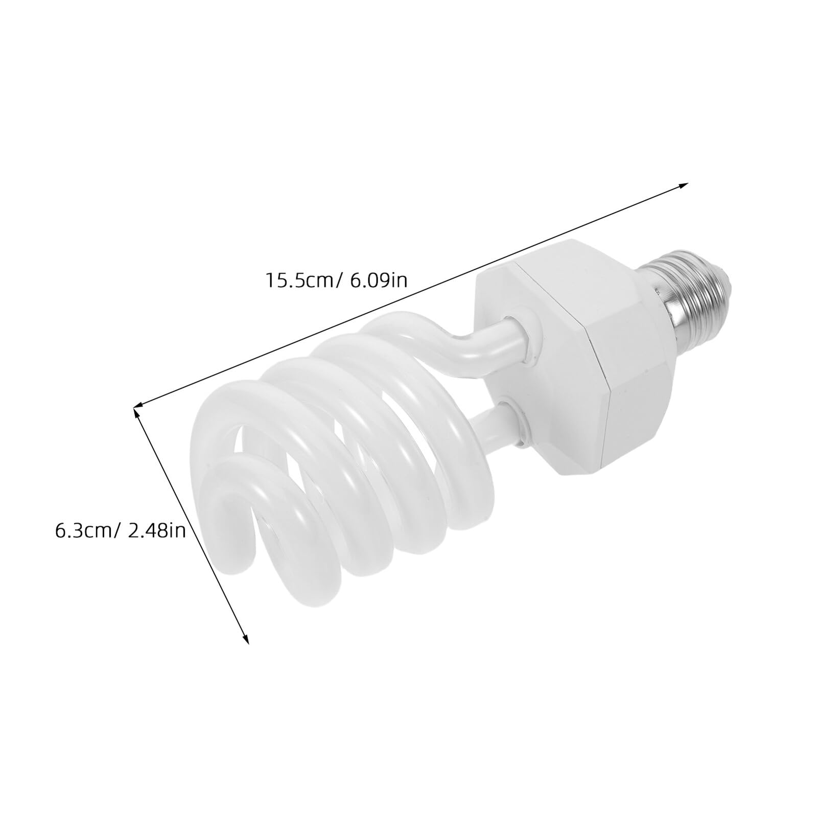 Lámpara Uvb para Reptiles 26w y 10w Bombilla de Vidrio para Terrarios Desérticos y Acuarios de Tortugas, Luz Ultravioleta Esencial para Geckos y Serpientes