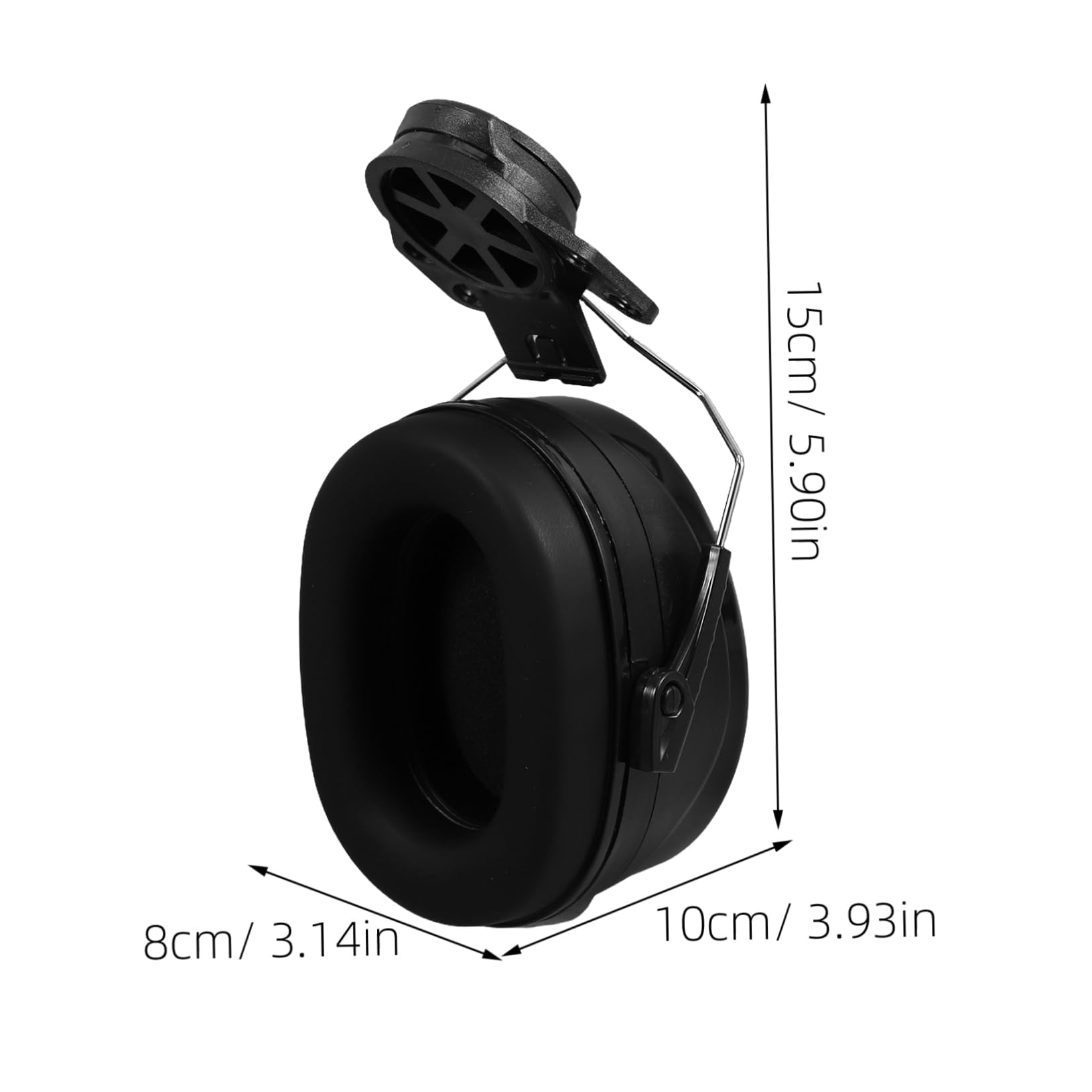 KICHOUSE Noise Reduction Ear Muffs for Hard Hat Helmet Ears Hearing Protectors Noise Cancelling Device for Adults Boys and Girls