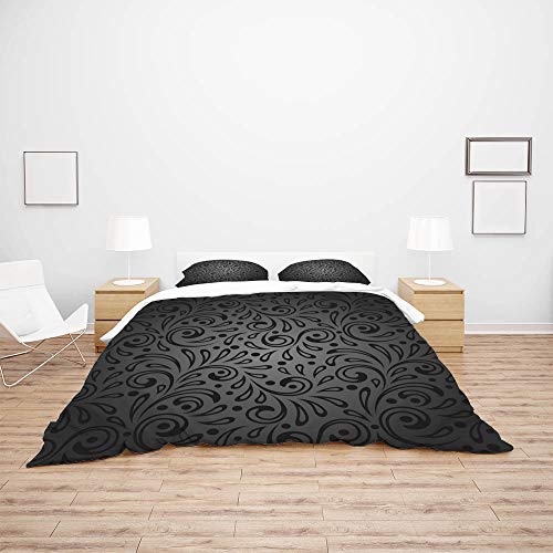 Housse de couette vintage et 2 taies d'oreiller Long Twin en polyester doux