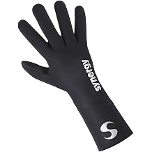 Synergy Neoprene Thermal Swim Gloves Sports - Black, Medium