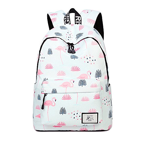 Mujeres Casual Mochila Ligero Lienzo Daykpack Escuela Bolsa Lindo Printng Viajes Laptop