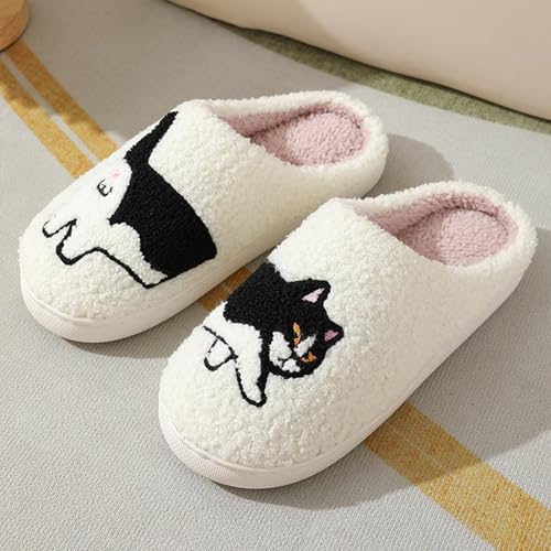Image of Women's Men's Strawberry Slippers Cute Fruit Home Slippers Winter Fuzzy Memory Foam Fluffy Warm House Shoes