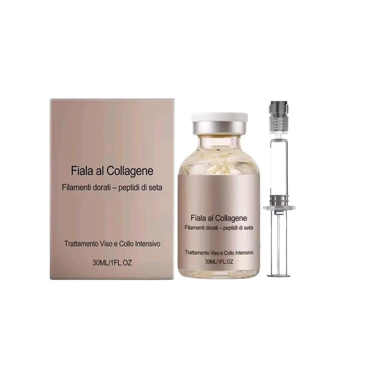 Fiala al collagene viso collo filo d'oro peptidi di seta siero idratante 30 ml(3PCS)
