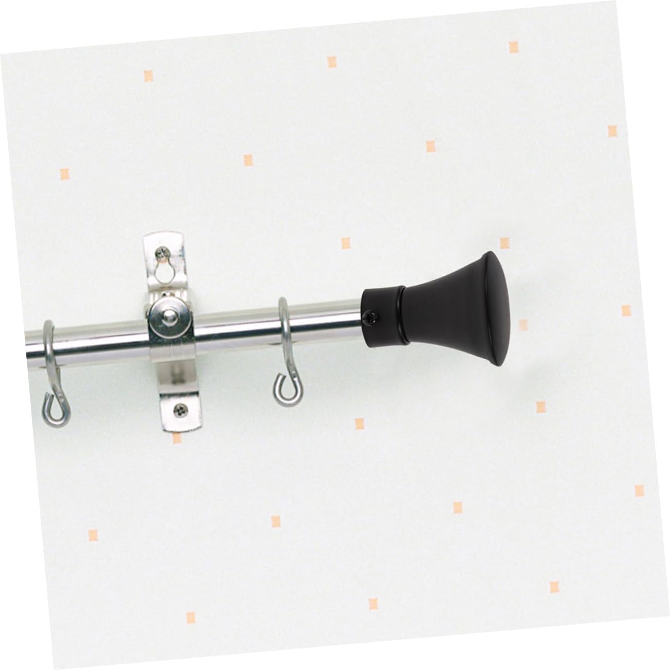 10pcs Curtain Rod Fitting Decorative End Iron Window Treatment Unique Design