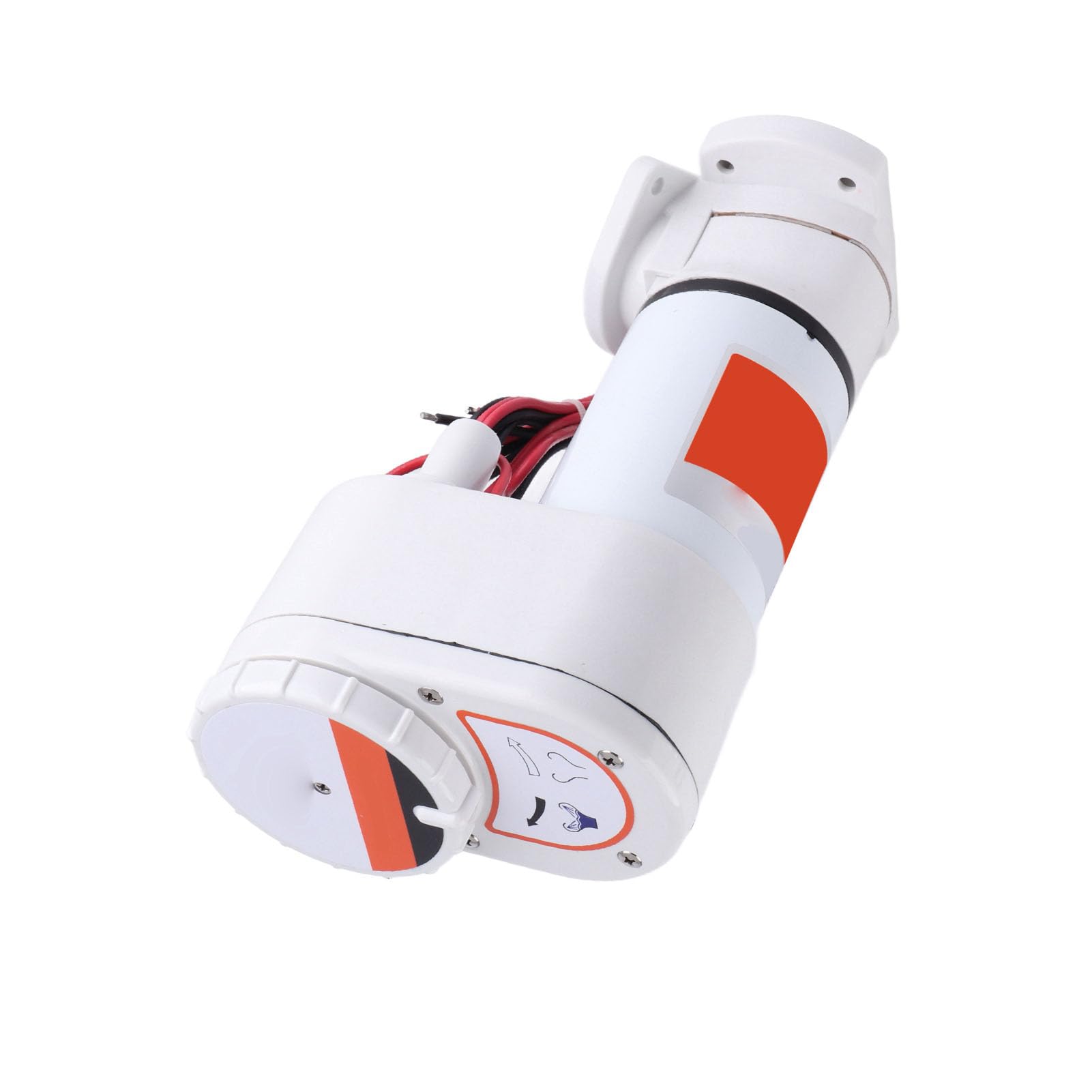 Kit di Conversione per WC Marino Manuale in Elettrico, Dispositivo di Prevenzione del Riflusso, Pompa per WC Marina Elettrica Autoadescante per Raccordi (Portata massima 12 V 21