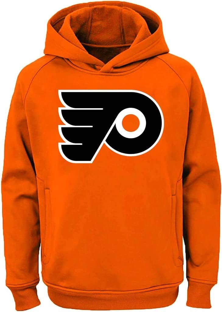 Outerstuff NHL Youth 8-20 Team Color Performance Primary Logo Pullover Sweatshirt Hoodie