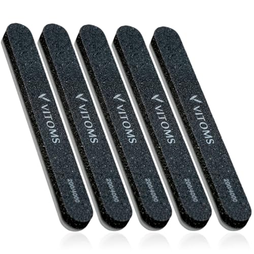 VITOMS �r�g���X �܂₷�� �ܖ��� �o�b�t�@�[ �����O�X�|���W�t�@�C��5�{�Z�b�g �����Y �u���b�N�i���[�|�[�`�t���j �l�C���P�A (BLACK) �M�t�g �v���[���g