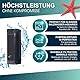 Tunze Comline Filter 3162 l Wasserfilter zur Oberflächenabsaugung + Absaugung von Bodennähe für Aquarien mit 60-400 L l Aquariumfilter mit starker Magnethalterung l flexibles Filtermedium