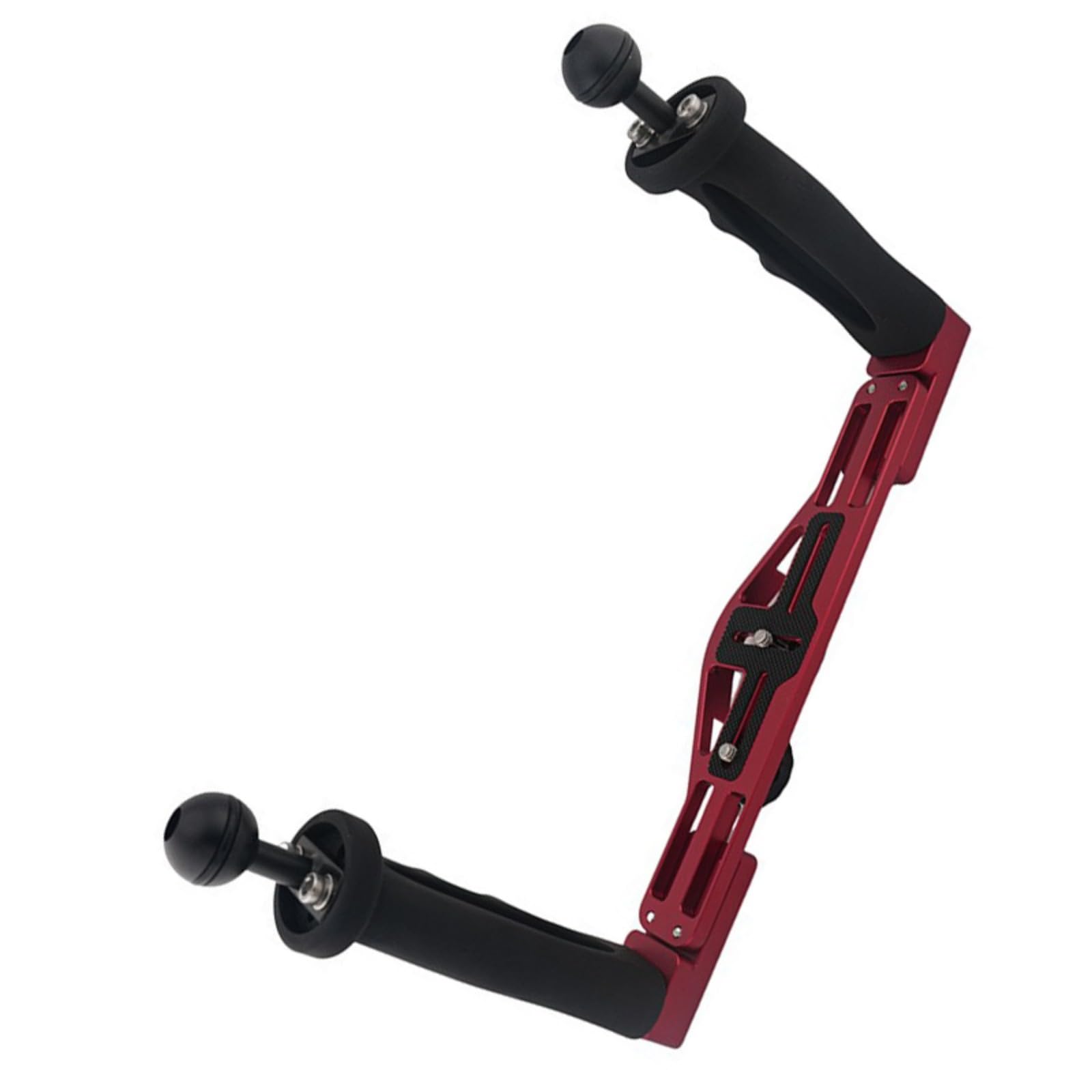 Impugnatura ergonomica per fotocamera con impugnatura in lega di alluminio leggera per uso subacqueo, comoda impugnatura