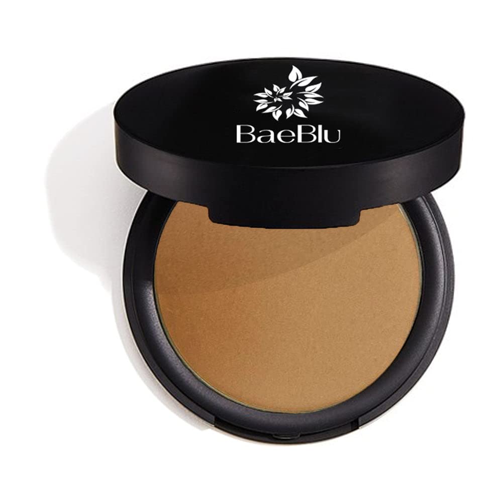 BaeBlu Organic Bronzer 100% Natural Matte Pressed Powder, Made in USA, Radiant Sun