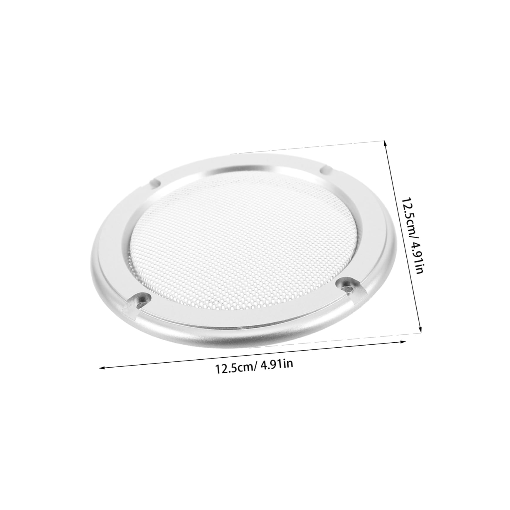 OFFSCH 2pcs Horn Grille Protector: Plastic Iron Mesh 4 Inch Speaker Grill Covers for Car Audio Systems - & Impact Protection