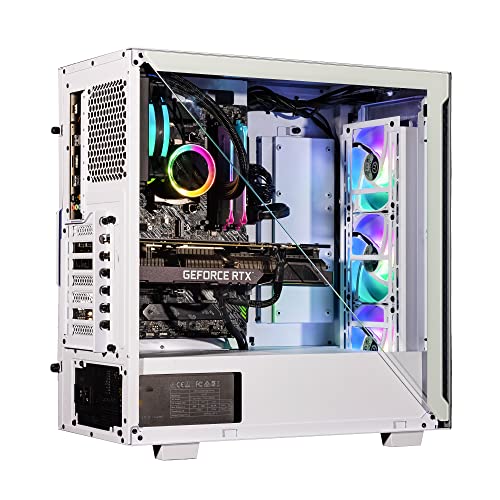 Image of Velztorm Gladio Gaming Desktop PC (AMD Ryzen 9-5900X, GeForce RTX 5070 Ti, 64GB DDR4, 8TB PCIe SSD, 120mm AIO, 750W PSU, Bluetooth 4.2, RJ-45, 3 Display Port, 2 HDMI, Win 11 Pro)