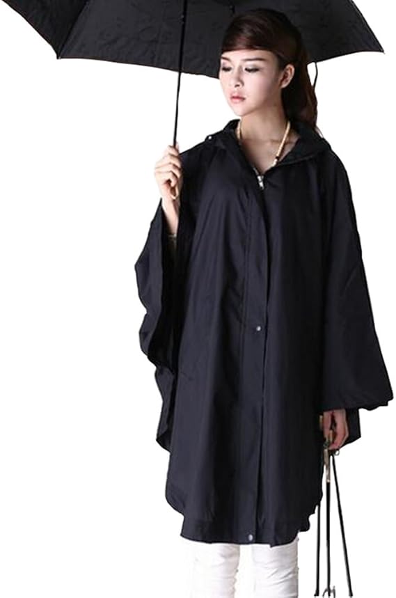 Amazon 和風マント超軽量ポリエステルレインコート女性かわいいトレンチコート女性防水無料呼吸雨ポンチョ ブラック フリーサイズ レインコート ポンチョ 通販 Amazon 和風マント超軽量ポリエステルレインコート女性かわいいトレンチコート女性防水無料呼吸雨ポンチョ ブラック フリーサイズ レインコート ポンチョ 通販