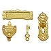 F Fityle Mobili per La Casa delle Bambole, 1/12 Serrature per Porte Maniglie Hardware Gioca Giocattolo Stile Vintage Accs Paesaggio Miniature Doll House Maniglie per La Decorazione