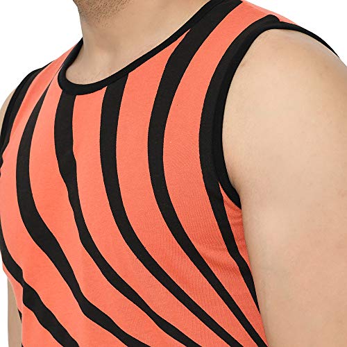 Image of RIGO Men's Geometric Slim Fit Vest (SD02201040 Pink