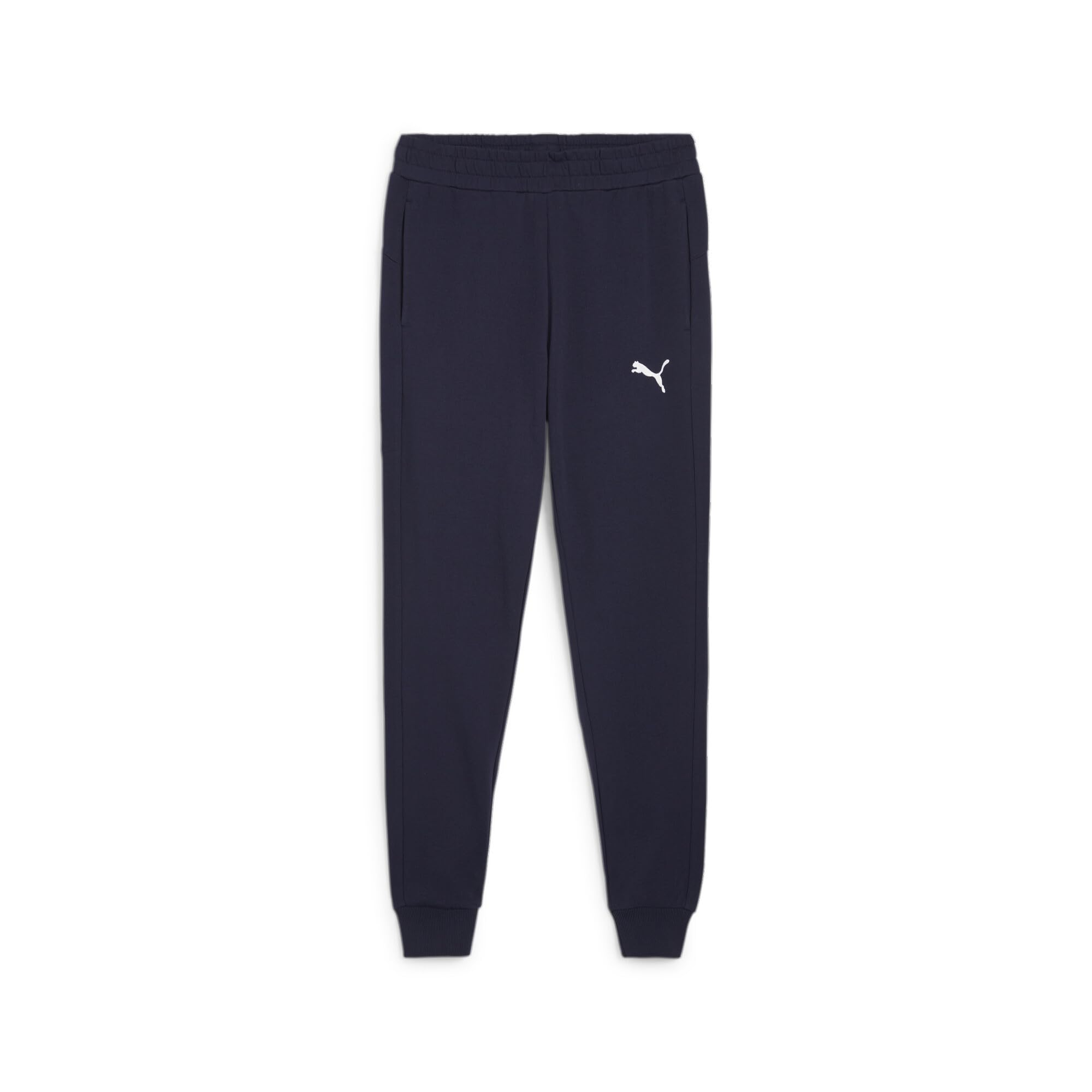 PUMA Mens Teamgoal Casuals Knitted Pants, Puma Navy-puma White, M EU