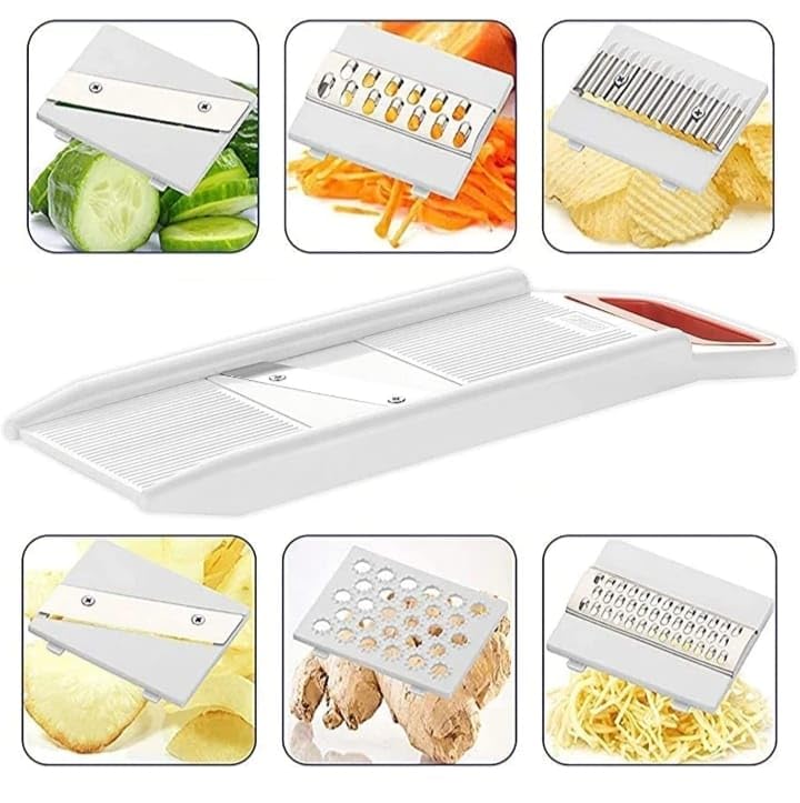6 in 1 Veg Slicer Used in All Kinds of Household and Official Kitchen Purposes Specially for Cutting and Slicing of Various Types of Vegetables. 1