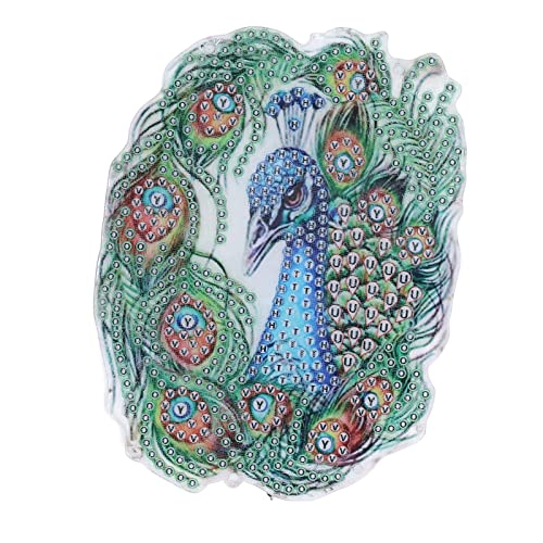 DIY 5D Kits for Adults Peacock Chimes Decoration Children's Gifts Crafts Wall Window Hanging Pendant, Defult, default