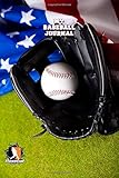  MY BASEBALL JOURNAL LINED NOTEBOOK: 6x9 inch daily bullet notes on college style lines with beautiful baseball and glove cover perfect present for boys and men
