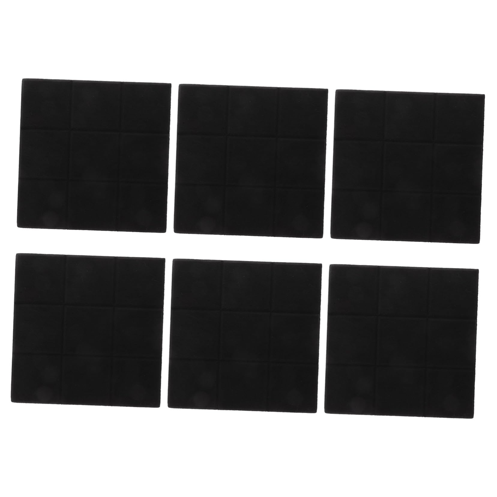 Panneaux muraux feutrine autocollants x6 pour affichage mémo maison et bureau