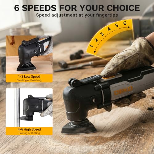 DEKOPRO Oscillating Multitool Kit