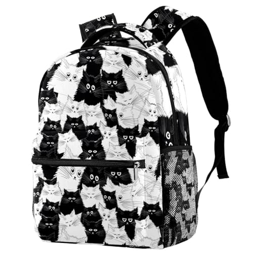 Sac à dos d'école et de voyage décontracté multicolore pour filles et garçons
