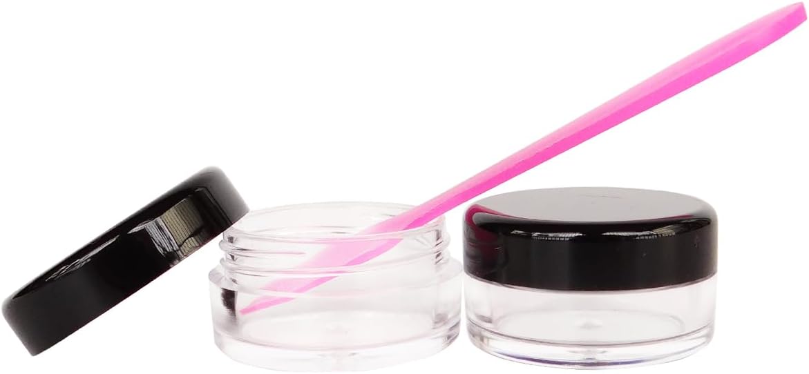 50pcs 5g/5ml Empty Clear Round Makeup Jars, BPA Free Container image 5
