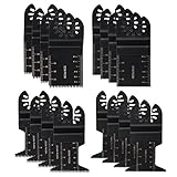  oxoxo madera/precisión Japón dientes oscilante multiherramienta cuchillas de sierra de liberación rápida para Fein Multimaster Porter Cable Black & Decker, Bosch, Dremel Craftsman Multi herramienta