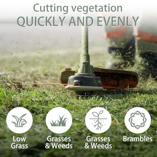 225ft X 0.08 Inch - DWO1DT801 DWO1DT802 String Weed Trimmer Line for Dewalt Cordless Battery Bump Feed String Grass Trimmer Lawn Edger Spool Lines DCST920 DCST922 DCST925 DCST970B DCST972 DCST990B