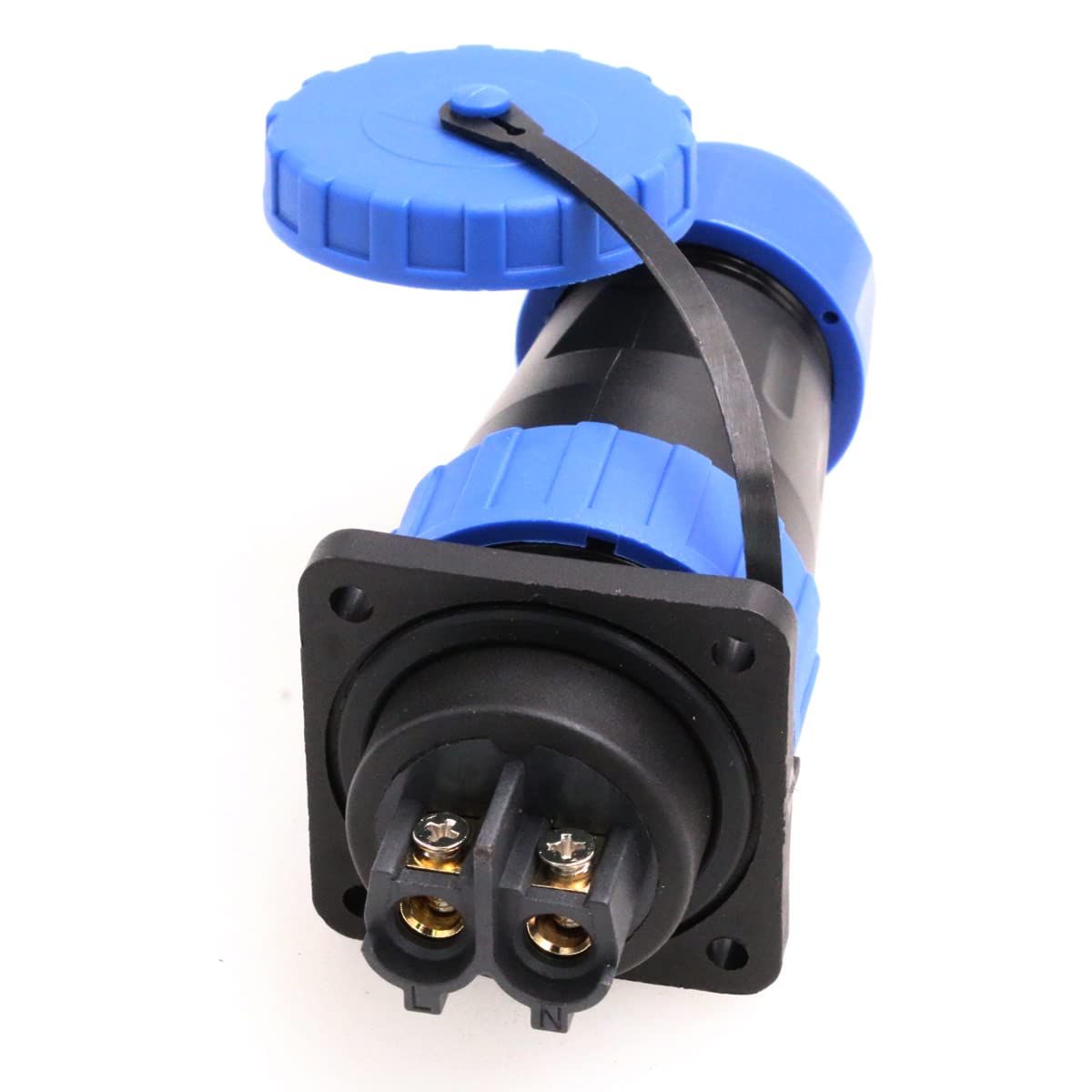TY28 Enchufe de aviación y zócalo de desconexión rápida a prueba de agua Montaje en panel conector de cable enchufe y hembra zócalo (TY28-2 pin)