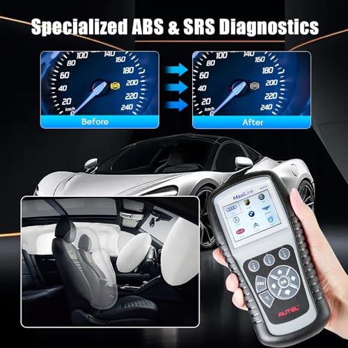 Autel MaxiLink ML619 OBD II Scanner - Same as AL619, ABS & SRS Diagnostic Tool for 1996+ Vehicles, Up of AL519 ML519, Co - Additional View