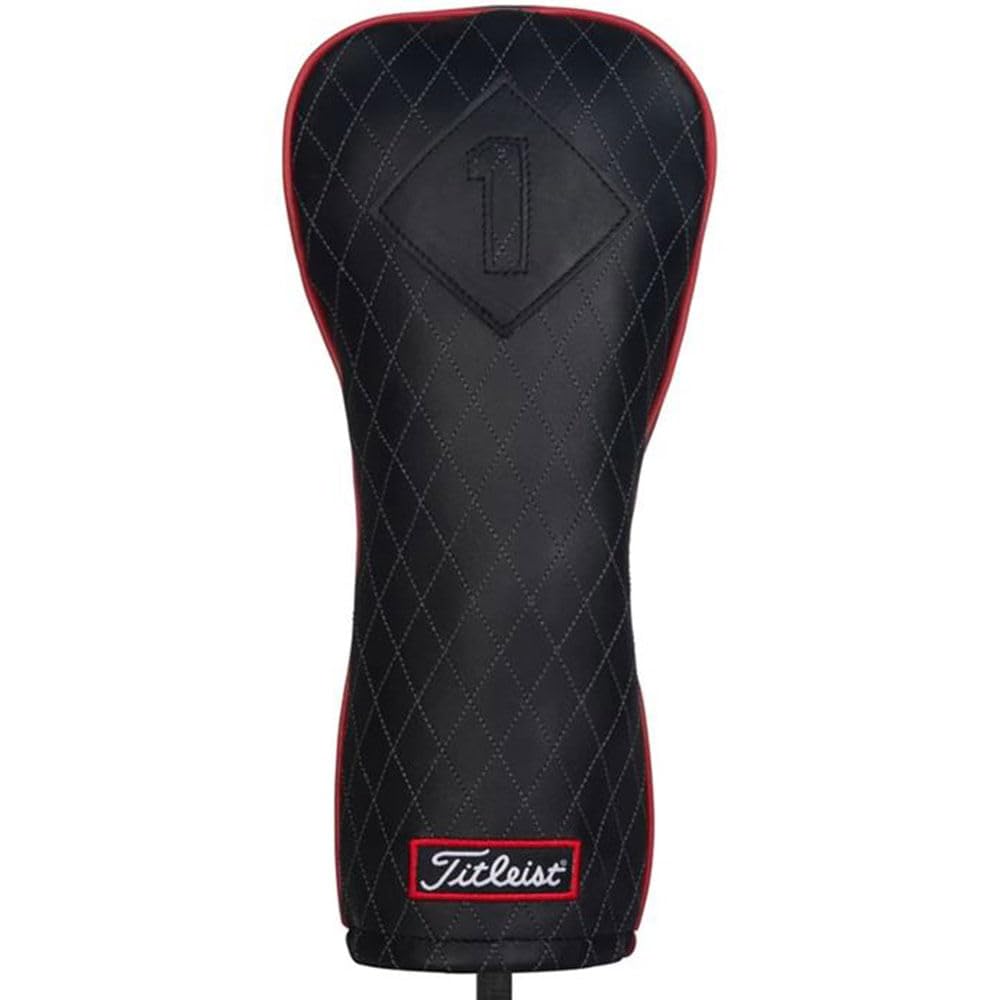 Amazon.com : Titleist Jet Black Leather Driver Golf Club Headcover 