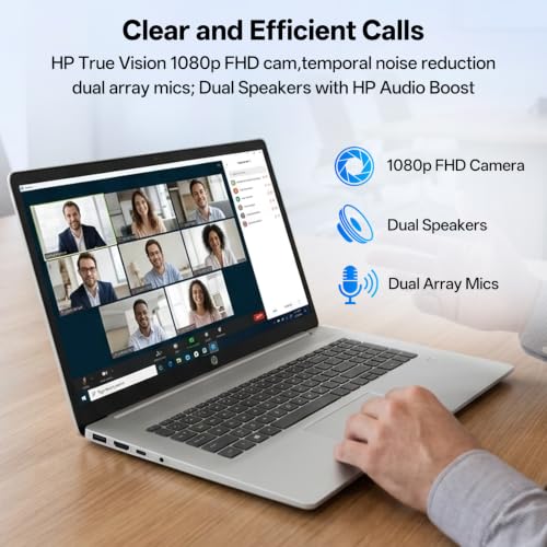 Image of HP Essential 17.3 inch HD+ TouchscreenLaptop, Intel 5 120U, 16GB DDR4 + 1TB