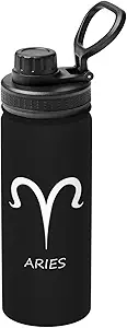 Aries Sign Stainless Steel Vacuum-Insulated Travel Mug 18oz Double Wall Tumbler For Coffee, Tea & Drinks – Travel Cup